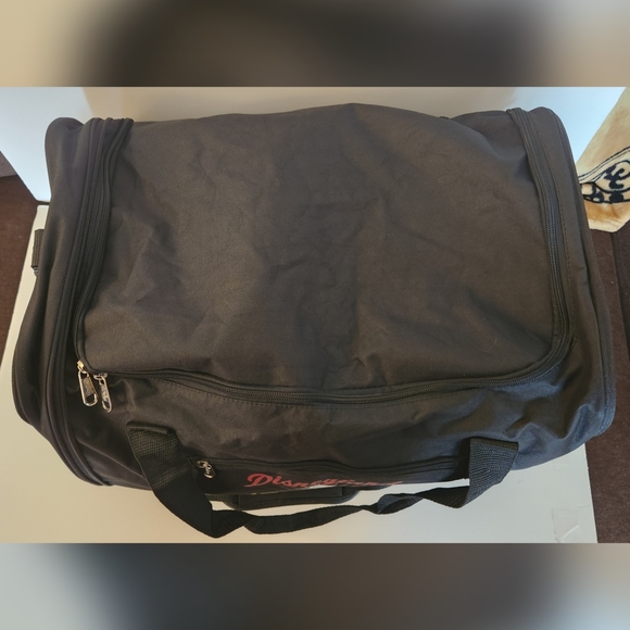 DISNEYLAND 1955 Black Duffle Bag Mickey Mouse Disney Parks - Picture 4 of 7